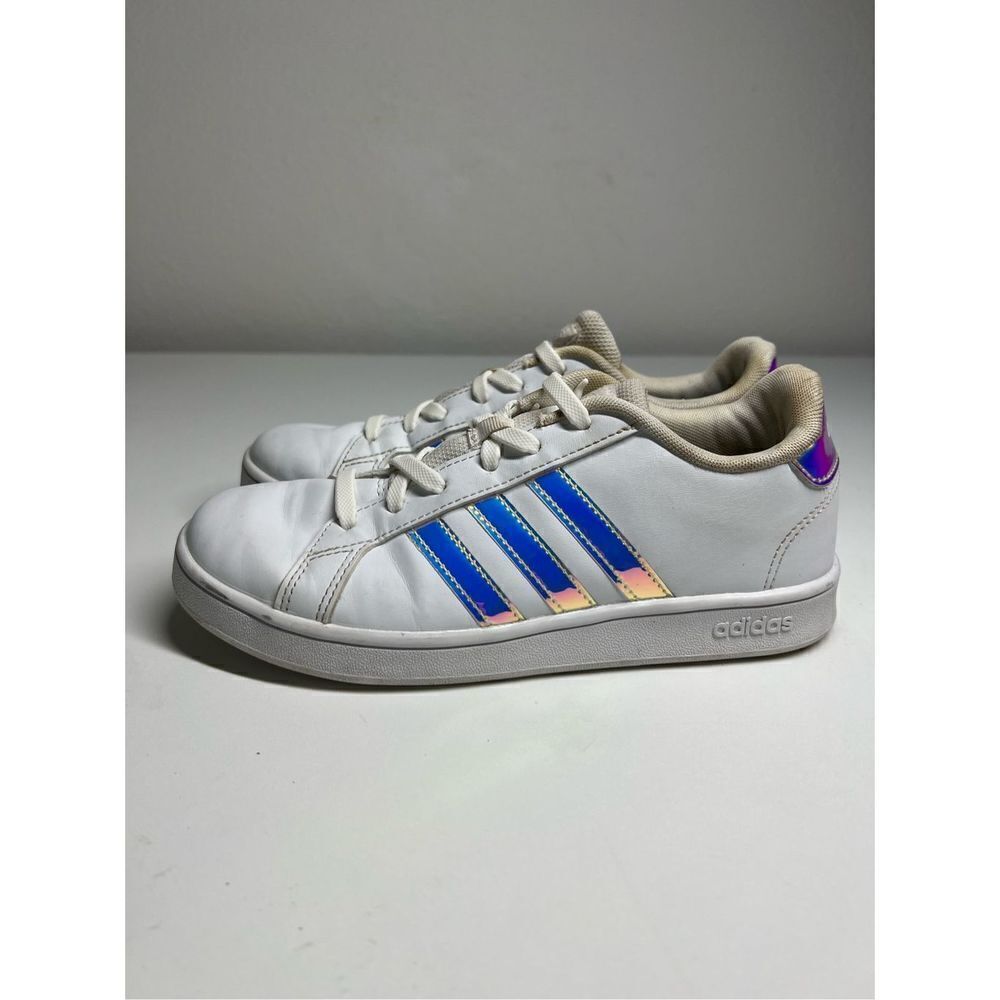 Adidas Women’s Grand Court FW1274 Sneakers Casual White Multicolor Size 4